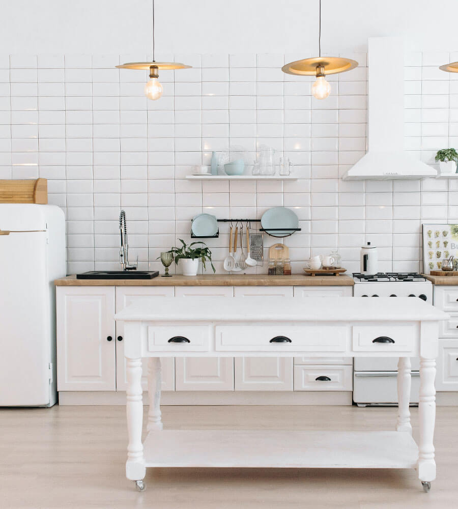 Picture of a clean kitchen